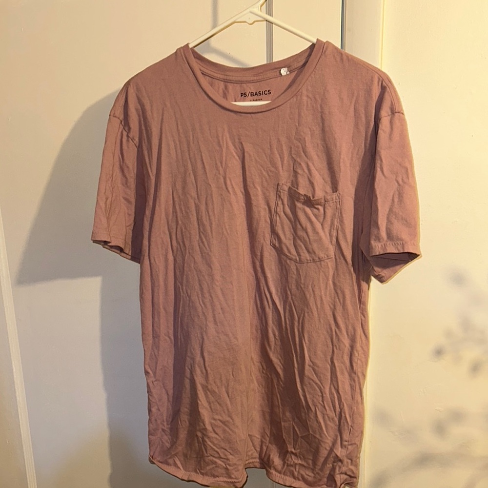 PacSun Men's Pink T-Shirt